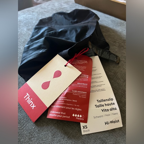 Nwt thinx period heavy flow high waist panties size XS - Picture 2 of 5